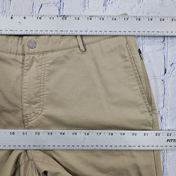 Nike MENS SIZE 34X30 Modern Fit Golf Dri-Fit Pants Brown Khaki - Picture 5 of 11